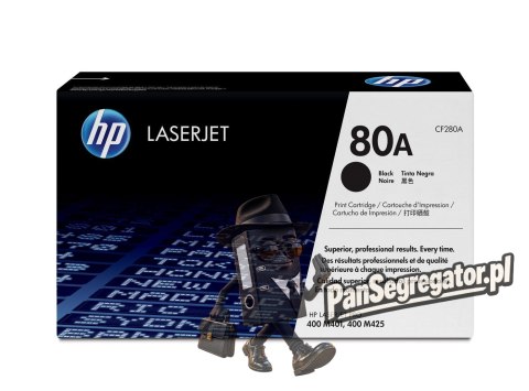 Toner HP czarny HP 80A, HP80A=CF280A, 2700 str.