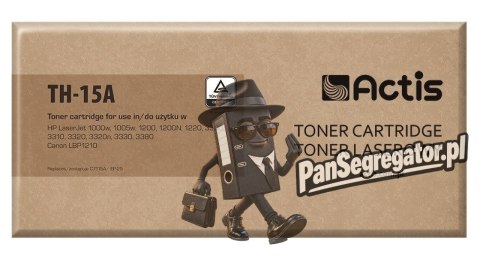Actis TH-15A Toner (zamiennik HP 15A C7115A, Canon EP-25; Standard; 2500 stron; czarny)
