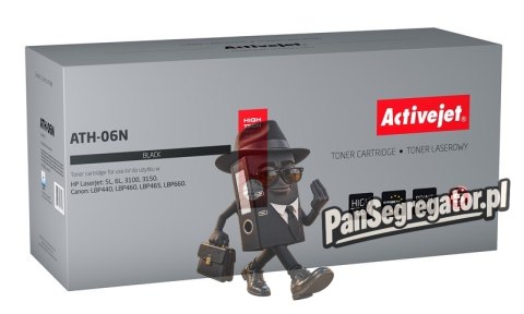 Activejet ATH-06N Toner (zamiennik HP 06A C3906A, Canon EP-A; Supreme; 2800 stron; czarny)