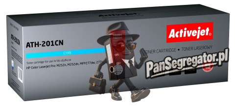 Activejet ATH-201CN Toner (zamiennik HP 201A CF401A; CRG045; Supreme; 1400 stron; niebieski)
