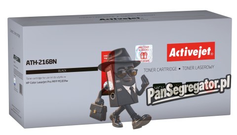 Activejet ATH-216BN Toner (zamiennik HP 216A W2410A; Supreme; 1050 stron; czarny) z chipem