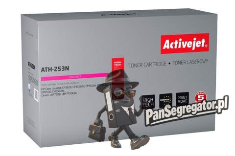 Activejet ATH-253N Toner (zamiennik HP 504A CE253A, Canon CRG-723M; Supreme; 7000 stron; czerwony)