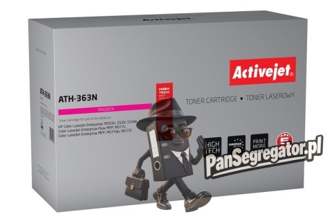 Activejet ATH-363N Toner (zamiennik HP 508A HP508A CF363A; Supreme; 5000 stron; czerwony)