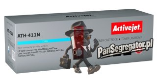 Activejet ATH-411N Toner (zamiennik HP 305A CE411A; Supreme; 2600 stron; niebieski)