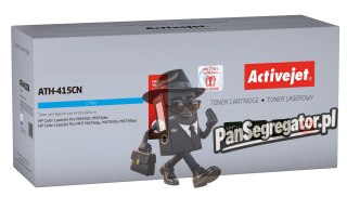 Activejet ATH-415CN Toner (zamiennik HP 415A W2031A; Supreme; 2100 stron; niebieski) z chipem