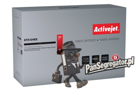 Activejet ATH-64NX Toner (zamiennik HP 64X CC364X; Supreme; 24000 stron; czarny)
