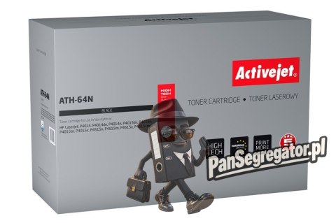 Activejet ATH-64N Toner (zamiennik HP 64A CC364A; Supreme; 10000 stron; czarny)