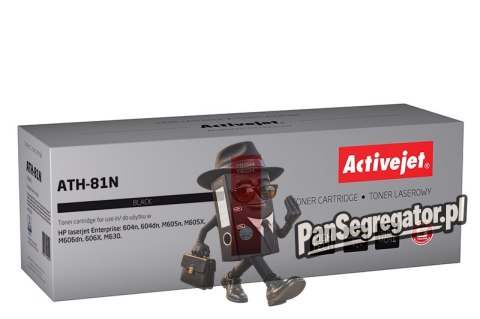 Activejet ATH-81N Toner (zamiennik HP 81A CF281A; Supreme; 10500 stron; czarny)