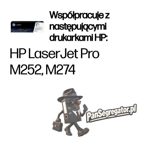 HP 201A oryginalny wkład laserowy, błękitny
