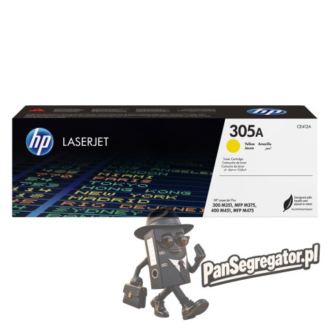 HP 305A kaseta z tonerem 1 szt. Oryginalny Żółty