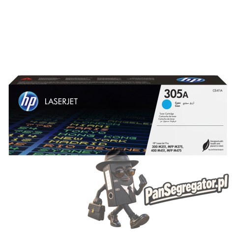 HP 305A oryginalny wkład z błękitnym tonerem LaserJet