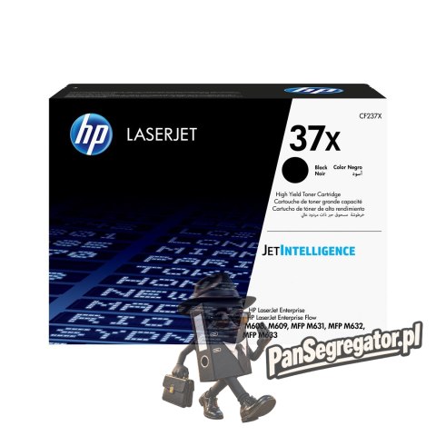 HP 37X oryginalny wkład z czarnym tonerem LaserJet XL