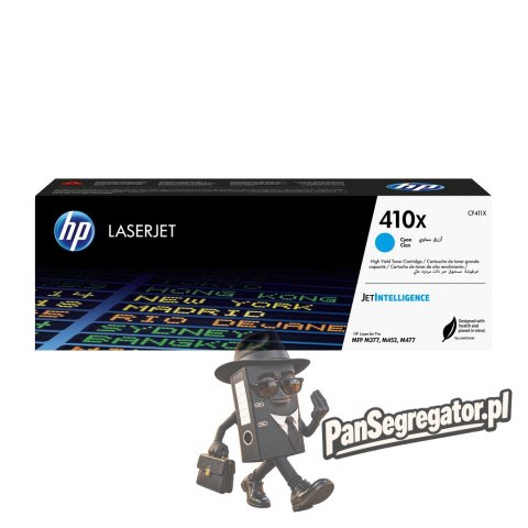 HP 410X oryginalny wkład z błękitnym tonerem LaserJet XL