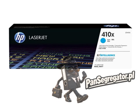 HP 410X oryginalny wkład z błękitnym tonerem LaserJet XL