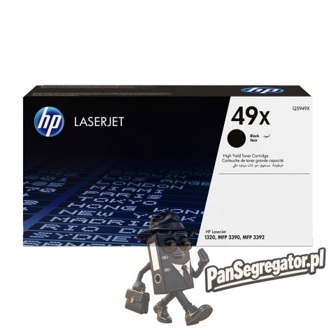 HP 49X oryginalny wkład z czarnym tonerem LaserJet XL