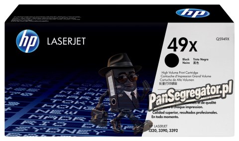 HP 49X oryginalny wkład z czarnym tonerem LaserJet XL