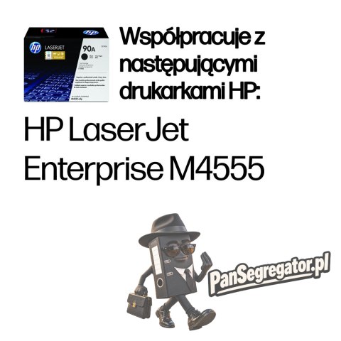 HP 90A oryginalny wkład z czarnym tonerem LaserJet