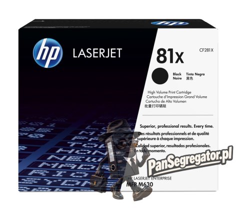 HP Oryginalny wkład laserowy 81X LaserJet, czarny XL