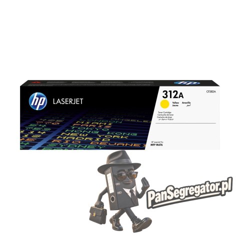 HP Wkład LaserJet 312A z żółtym tonerem