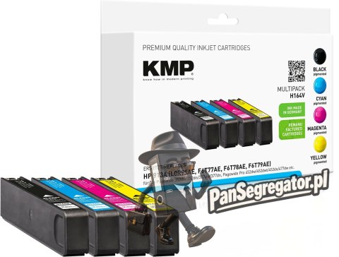 KMP 1750,4005 kaseta z tonerem 4 szt. Zamiennik Czarny, Cyjan, Purpurowy, Żółty