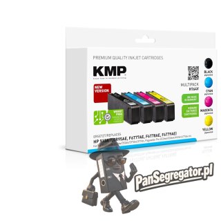 KMP 1750,4005 kaseta z tonerem 4 szt. Zamiennik Czarny, Cyjan, Purpurowy, Żółty