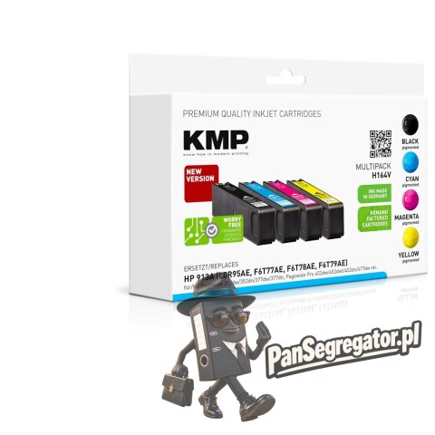 KMP 1750,4005 kaseta z tonerem 4 szt. Zamiennik Czarny, Cyjan, Purpurowy, Żółty