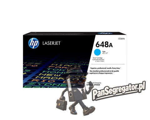 Toner HP niebieski HP 648A, HP648A=CE261A, 11000 str.