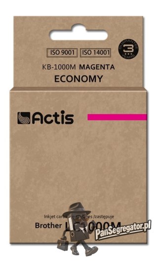 Actis KB-1000M Tusz (zamiennik Brother LC1000M/LC970M; Standard; 36 ml; czerwony)