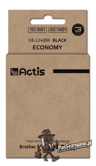 Actis KB-1240Bk Tusz (zamiennik Brother LC1240BK/LC1220BK; Standard; 19 ml; 600 stron, czarny)
