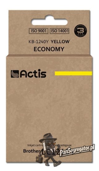 Actis KB-1240Y Tusz (zamiennik Brother LC1240Y/LC1220Y; Standard; 19 ml; żółty)