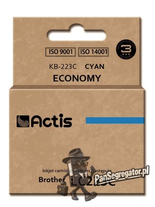 Actis KB-223C Tusz (zamiennik Brother LC223C; Standard; 10 ml; niebieski)