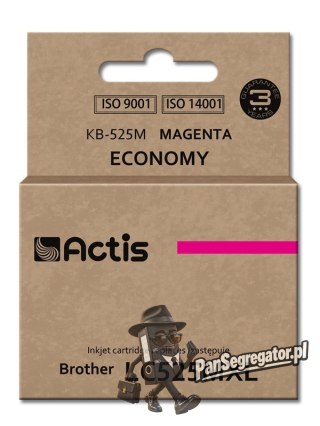 Actis KB-525M Tusz (zamiennik Brother LC525M; Standard; 15 ml; czerwony)