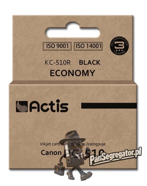Actis KC-510R Tusz (zamiennik Canon PG-510; Standard; 12 ml; czarny)