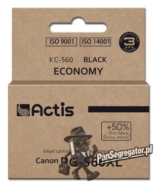 Actis KC-560 Tusz (zamiennik Canon PG-560XL; Supreme; 22 ml; czarny). Drukuje więcej o 50% względem OEM.