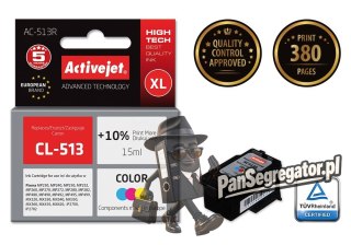 Activejet AC-513R Tusz (zamiennik Canon CL-513; Premium; 15 ml; kolor)