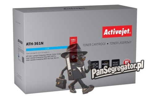 Activejet ATH-361N Toner (zamiennik HP 508A HP508A CF361A; Supreme; 5000 stron; niebieski)