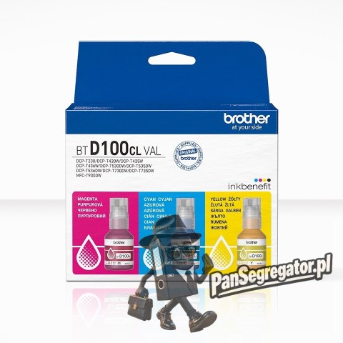 BROTHER Tusz Multipack BTD100CLVAL=BT-D100CLVAL
