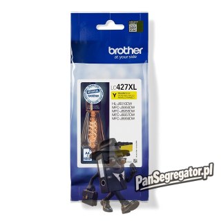 Brother LC-427XLY nabój z tuszem 1 szt. Oryginalny Wysoka (XL) wydajność Żółty