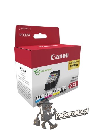 Canon 1998C007 nabój z tuszem 4 szt. Oryginalny Czarny, Cyjan, Purpurowy, Żółty