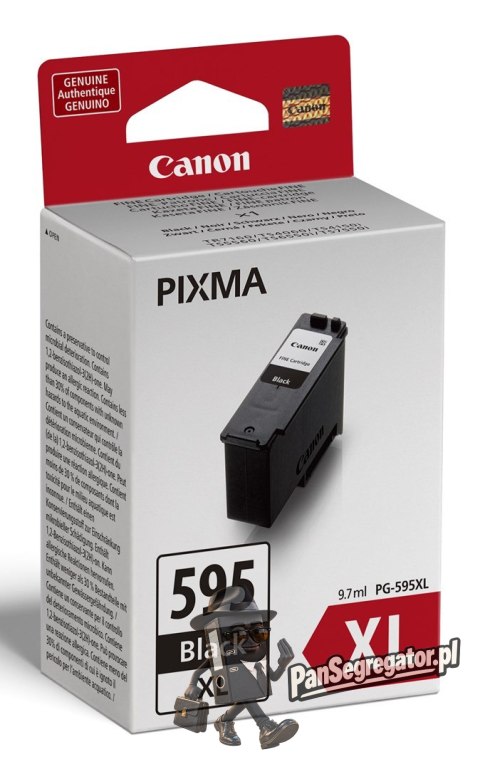 Canon PG-595XL nabój z tuszem 1 szt. Oryginalny Wysoka (XL) wydajność Czarny