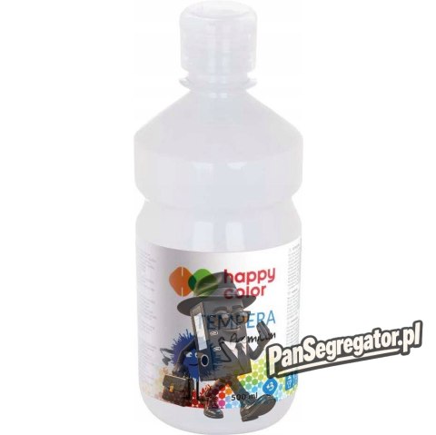Farba TEMPERA Premium 500ml biała HAPPY COLOR HA 3310 0500-0