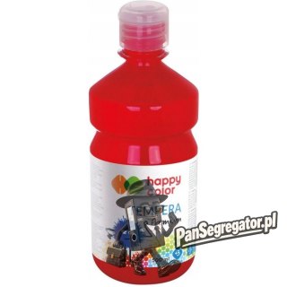 Farba TEMPERA Premium 500ml ciemnoczerwona HAPPY COLOR HA 3310 0500-26