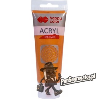 Farba akrylowa 75ml miodowe złoto metallik HA 7370 0075-113 HAPPY COLOR
