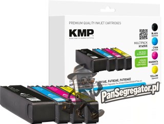 KMP 1752,4005 kaseta z tonerem 4 szt. Zamiennik Czarny, Cyjan, Purpurowy, Żółty