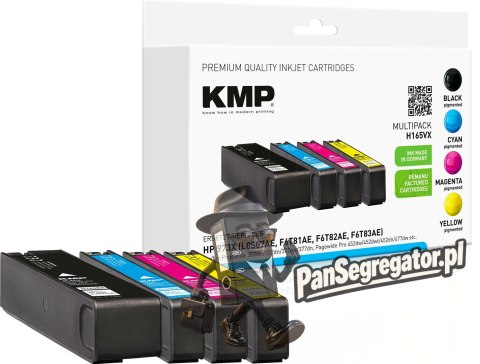 KMP 1752,4005 kaseta z tonerem 4 szt. Zamiennik Czarny, Cyjan, Purpurowy, Żółty