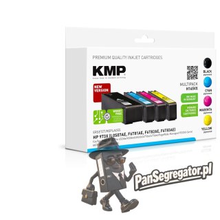 KMP 1752,4005 kaseta z tonerem 4 szt. Zamiennik Czarny, Cyjan, Purpurowy, Żółty