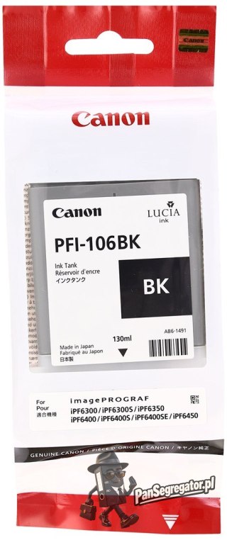 Kaseta Canon PFI-106BK