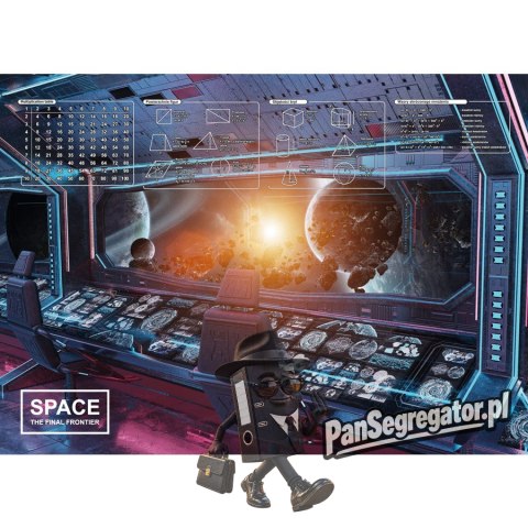 Mata na biurko z nadrukiem SPACE 580x415mm 318-0048-51 PANTA PLAST