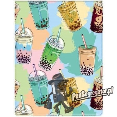 Okładka na dokumenty ucznia pion z nadrukiem BUBBLE TEA OD-21-37 BIURFOL