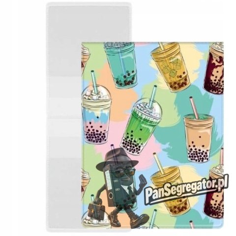 Okładka na dokumenty ucznia pion z nadrukiem BUBBLE TEA OD-21-37 BIURFOL